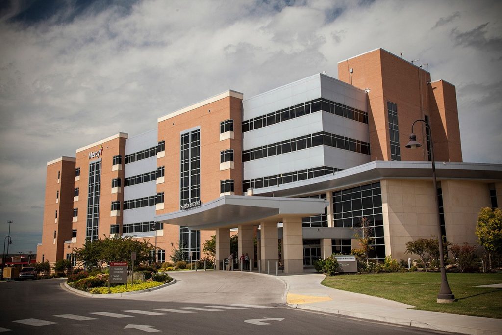 Exterior photo of Mercy Hospital Ardmore.